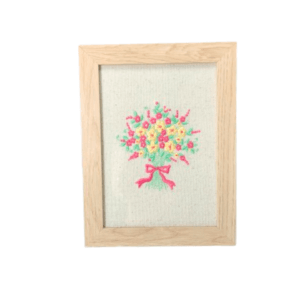 Broderie înrămată 13 x 18 Flori de câmp 2