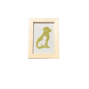 Broderie înrămată 10 x 15 Câine și pisică 8